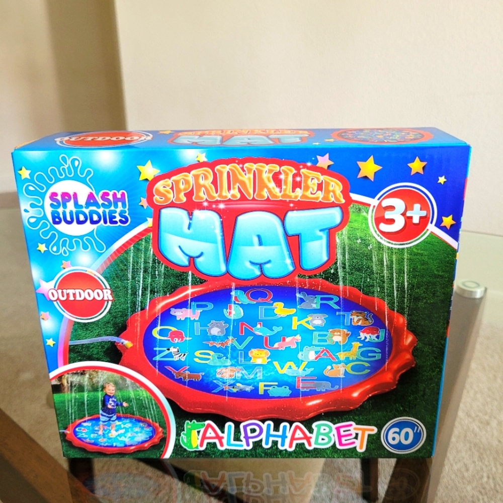 Splash buddies alphabet sprinkler mat